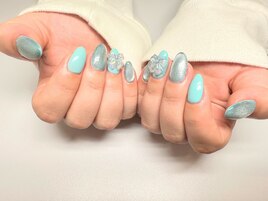 マグネット/水色￥9000