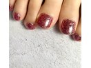 -FOOT-きらきらピンクラメ