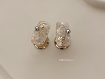 ヨロ(YOLO)の写真/手描きやニュアンス,ストーンデザインも！デザインの繊細さに感動◎カラー,パーツも豊富！〈持ち込み可〉