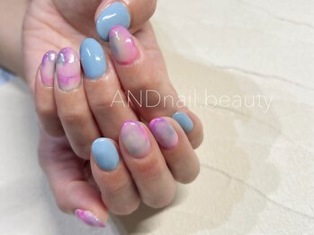 アンドネイル ビューティー(AND nail,beauty)/春ネイル/ニュアンス/藤沢