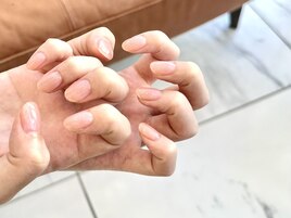 ナチュラルネイル　シンプル