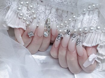 【Nanako】イニシャルネイル