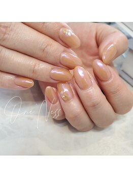 ワンネス(One’Ness)/シンプルなオフィスネイルに☆