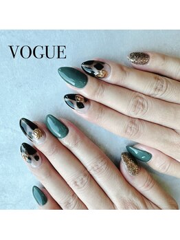 ヴォーグ(VOGUE)/付け放題★レオパードネイル