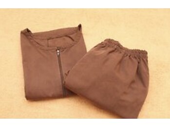 しもざと鍼灸院/お着替えも用意してあります