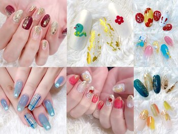 ラルネイル 大宮(Lull. nail)/#2025年#正月#新年#和柄#冬