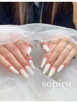 ソピーロ 三番町店(sopiro)/ホワイトクロムネイル