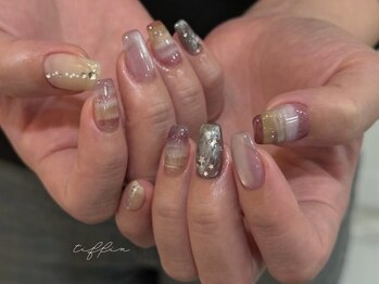 ネイルサロン ティフィン(tiffin)の写真/【ご新規様限定オフ無料】トレンドをおさえたお洒落な指先へ＊マグネットネイル/ニュアンスネイル◎