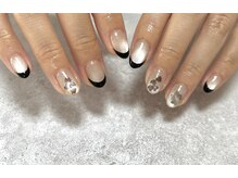 リアネイル(lieNAIL)/マグネット×フレンチ