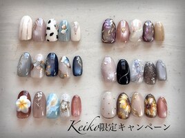 2026.8.9月キャンペーンネイル