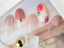 ネイルズガッシュ 蒲田西口店(NAILsGUSH)/＊水彩フラワー＊