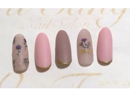 押し花ネイル ￥9600