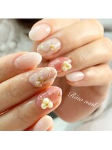 リノ ネイル(Rino nail)/桜満開ネイル