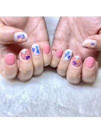ローズカラー×オーロラフィルム