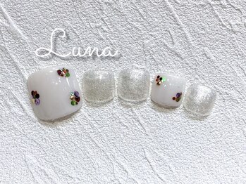 ネイルアンドまつ毛エクステ ルーナ イオンモール東久留米店/フット定額8900円