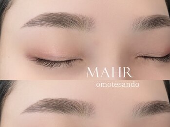 マール 表参道店(MAHR)の写真/【アイブロウスタイリング/ブロウラミネーション/眉毛カラー】一人一人にあった美眉で一気に垢抜け！