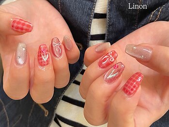 リノン(Linon)の写真/ニュアンスネイルから大人可愛い・個性派デザインまで豊富なアートをご用意しています♪初回他店オフ無料◎