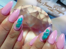 アン ジョーヌドラゴ/ワンカラー☆ターコイズネイル