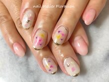 ネイルアトリエ フロラシオン/贅沢アートの褒められネイル55