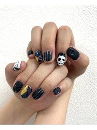 ハロウィンネイル