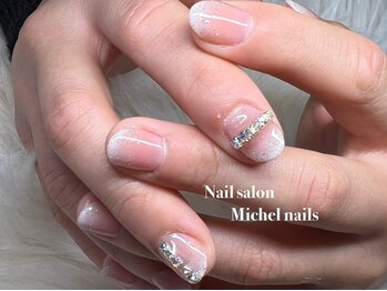 ミシェルネイルズ(Michel nails)の写真/【西新駅】初めての方も気軽に通えるくつろぎサロン☆モチ＆ケアにこだわりで爪に優しいフィルインも対応◎