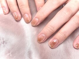 ニュアンスミラーフレンチネイル