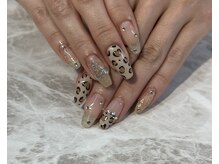 パーミル アイ アンド ネイル クマモト(permille ‰ eye&nail Kumamoto)/レオパードネイル