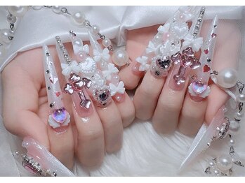 マルチューネイル 池袋(MARUCHU NAIL)/長さ出しMAX/持ち込みデザイン