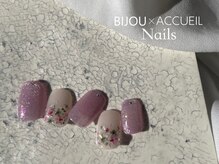 シックスティー ネイルズ バイ アクイユ 東中野(60min nails by ACCUEIL)/フラワーアートプラン