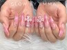 アクリルスカルプ180分アートストーン店内パーツ付け放題/長さLL迄無料¥17980