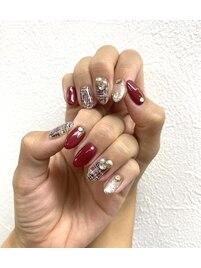 ツイードお任せネイル