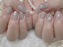 ハニービービー(Honey Bee Bee)/シンプルレオパードネイル