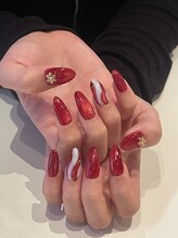 ナチュラルビューティーコンプレックス ティアラ(Natural Beauty complex TIARA)/クリスマスネイル