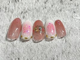 チーク＆押し花