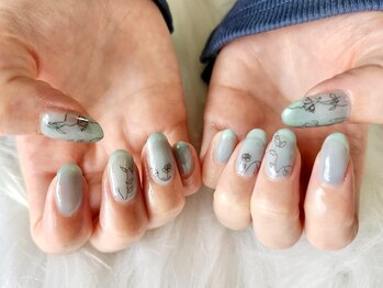 セレクト(Select)/落書きフラワーネイル