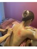 【カッサ】背面上半身スタンダード70分（頭～腰。腕は含まない）