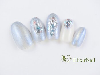 エリクサーネイル 神田(Elixir Nail)/シンプル/クーポン使用