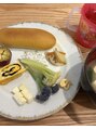 癒し~ぷ 立川店 お子たちの朝食!+でフルーツも。朝からもりもり食べます!!