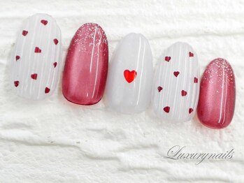 ラグジュアリー ネイルズ(Luxury Nails)/キュート☆ハートNail