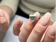 ル ネイル エディション 天神店(le nail edition)/ストーン×ワンカラー