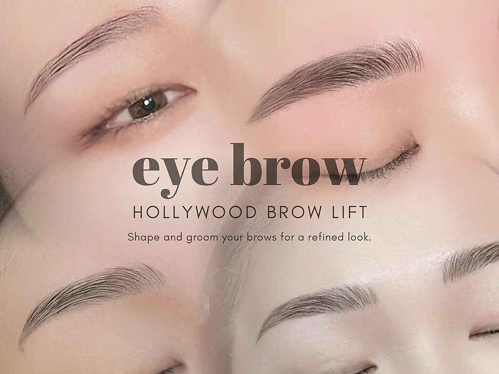 【迷ったらコレ!】ハリウッドブロウ.HBL◇眉パーマ+眉WAX+メイク¥5,300