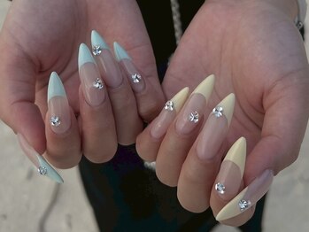 ネイルアヴァンス 京橋店(Nail AVANCE.)/カラーフレンチネイル