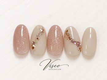 ヴィセオ(Viseo)の写真/【3週間で浮く方へ】浮きにくくモチ抜群◎美フォルム×上品カラーで大人の美爪ネイル

