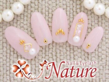 ナチュレ ネイルアンドアイラッシュ(Nature Nail & Eyelash)/定額デザイン☆￥7,452☆