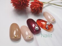 ネイリット 銀座(Nailit)/べっ甲ネイル ¥8900【¥9790】