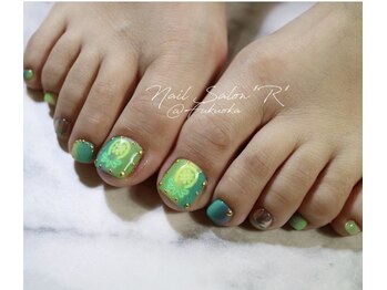 ネイルサロン R/フットアートコース 7480円 aki