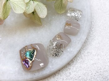 ネイルサロン ふるる 大須店/☆フットミディアムネイル☆#183