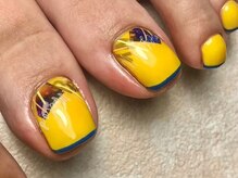 オーラリー ネイル アート メゾン(ORRERY nail art maison)/フット / ビビッドカラー