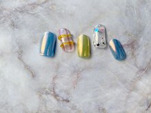 ミーム(meme)/オーロラアートネイル