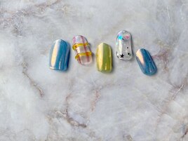 オーロラアートネイル
